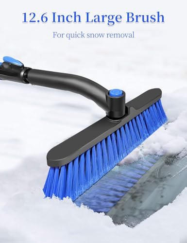 HEEYA 44 Inch Snow Brush for SUV, Ice Scraper for Car Windshield - Image 3