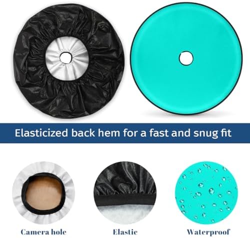 Spare Tire Cover with Backup Camera Hole Fit - Image 3