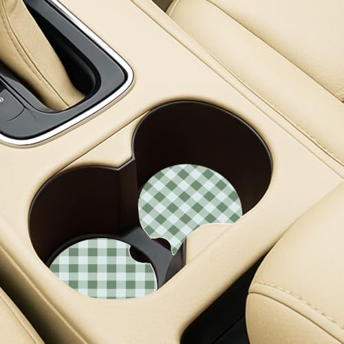 Ceramic Car Coasters – Absorbent Car Cup Holder Coaster Set - Image 3