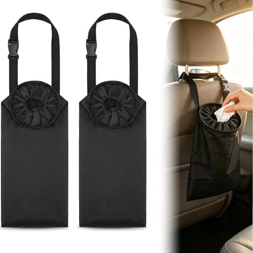 Car Trash Bag, Reusable & Washable, Easy Hanging Car Garbage Bag by Melphan-Auto