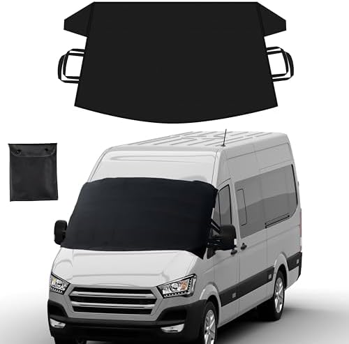 EcoNour Windshield Cover for Ice and Snow, 600D Oxford Windshield Snow Cover by EcoNour