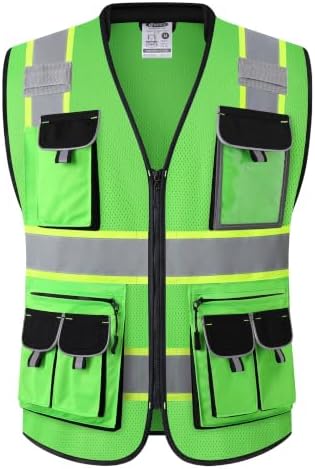 JKSafety Reflective Safety Vest by JKSafety