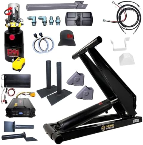 Primary Mover Hydraulic Scissor Hoist Kit -10 Ton Dump Trailer & Dump Bed Kit by PRIMARYMOVER