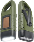 Simpeak 2-Pack Hand Crank Solar Powered Flashlight, Emergency Rechargeable LED by Simpeak