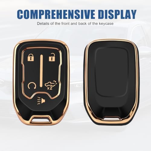 for GMC Key Fob Cover, 5 Buttons TPU Protection Case - Image 4