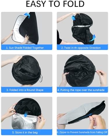 2026 Upgrade Front Windshield Sunshade Fit - Image 4