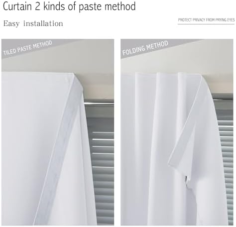 self Adhesive Curtains Portable Blackout Curtain Simple and Easy to Install - Image 6