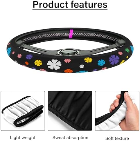 Steering Wheel Cover Neoprene Material Most Cars Men&Women Universal 15 inch - Image 6