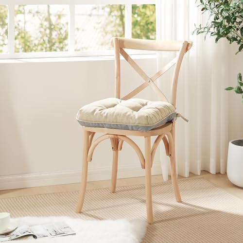 Love's cabin Memory Foam Chair Cushions Set of 4, 19 Inch - Image 6
