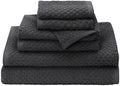 COTTON CRAFT Euro Spa Waffle Weave 6 Piece Towel Set by COTTONCRAFT