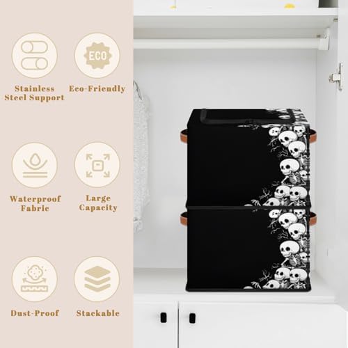 Skeleton Storage Bins With Zipper Lid, Collapsible Trunk Organizer, Car - Image 2