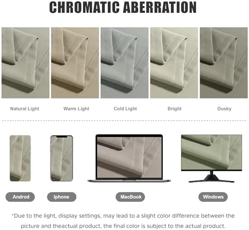BONZER Outdoor Curtains for Patio Waterproof Thick - Image 5