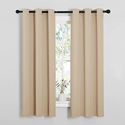 NICETOWN Biscotti Beige Blackout Curtains - Image 2