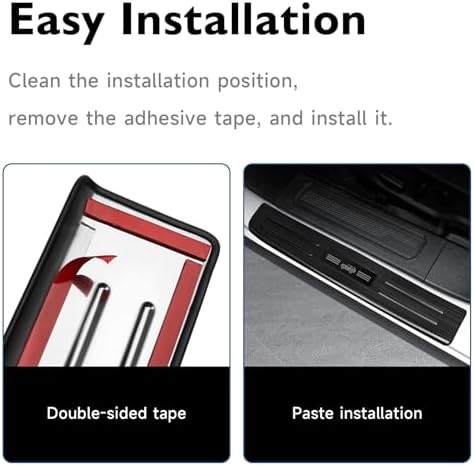 BIBLOZ Stainless Steel Door Sill Protector Compatible - Image 5