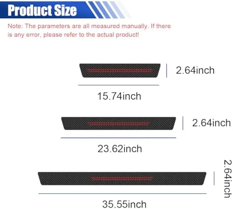 9PCS Car Door Sill Protector, Anti-Scratch Door Edge Guard - Image 2