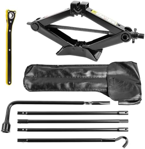 Spare Tire Jack Tool Kit w/ Labor-Saving Ratchet Wrench by Unknown