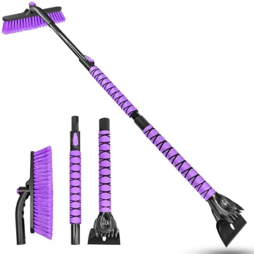 HEEYA 51 Inch Long Scraper Snow Brush by HEEYA