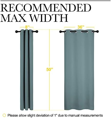 NICETOWN Modern Blackout Curtains Noise Reducing, Thermal Insulated and Privacy - Image 7