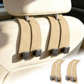 Amooca Car Headrest Hooks 2-Pack Suede Seat Organizer by Amooca
