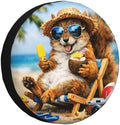 Squirrel Spare Tire Cover Weatherproof Wheel Protectors Universal Wheel Covers by Unknown