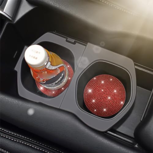 Osilly 2PCS 2.75 Inch Rhinestone Cup Holder Coasters - Image 5