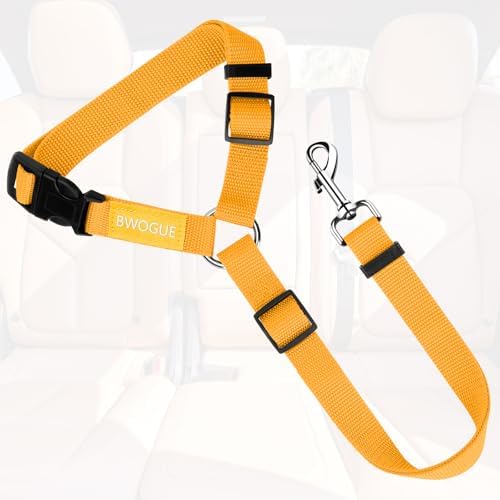 BWOGUE Dog Seat Belt for Car, Headrest Restraint Lead, Non-Elastic - Image 2