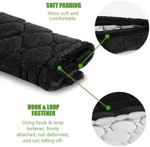 5 Pack Soft Car Seat Belt Cover Protector Comfort Auto Seatbelt Pads Strap - Image 3