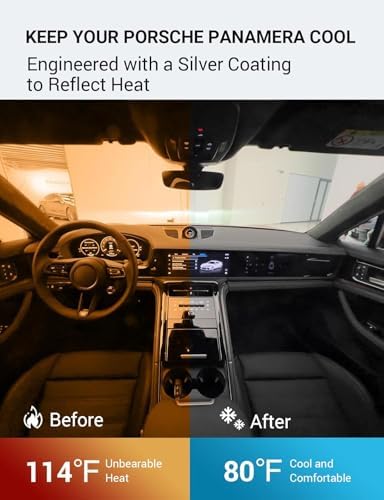 Proadsy Custom Fit Car Windshield Sun Shade - Image 3