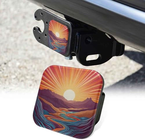 2" Trailer Hitch Cover Rubber Receiver Tube Cap Trailer Hitch Covers by Unknown