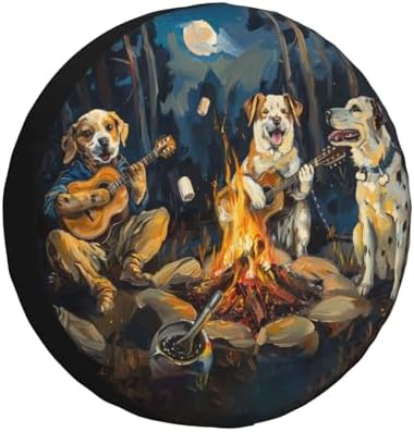 Funny Dog Spare Tire Cover Wheel Protectors by Unknown