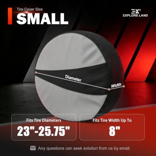 Explore Land Tire Covers 2 Pack Fit Tire Diameters 23"-25.75" - Image 2