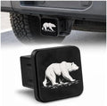 2" Hitch Cover White Bear Rubber Towing Hitch Covers Hitch Protector by Unknown