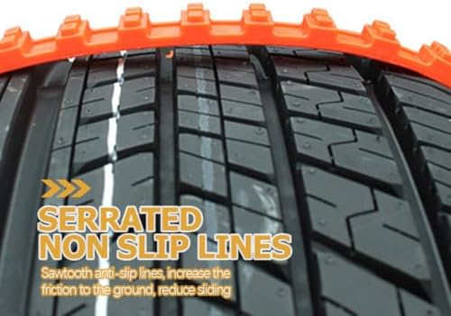 10pcs Tire Snow Cables for Car Tire Emergency Traction Orange - Image 3