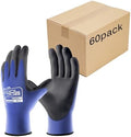 COOLJOB 12/60 Pairs Safety Work Gloves Pack Bulk by COOLJOB