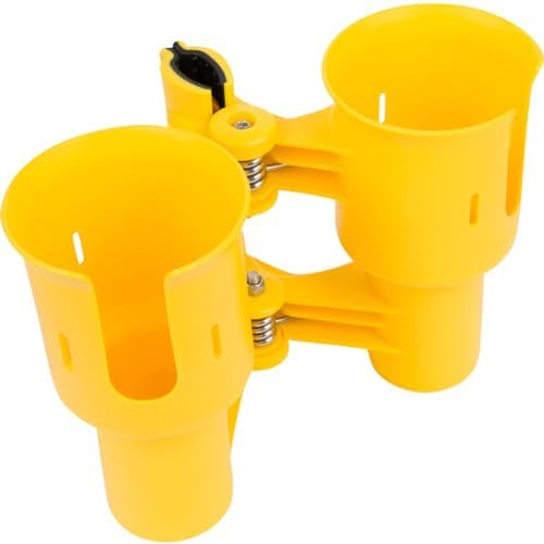 ROBOCUP, Patented Clamp On Boat Cup Holder |Multifunction Dual Drink Caddy - Image 4