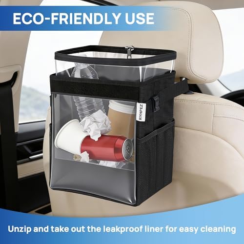 Car Garbage Can with Removable Liner - Image 4