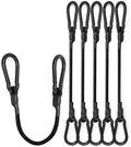 6 Pack 10" Heavy Duty Bungee Cords by LuckyStraps