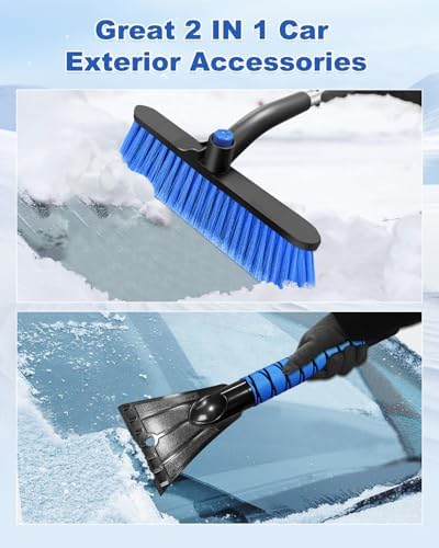 33'' Ice Scraper Snow Brush for Car Windshield Window - Image 2