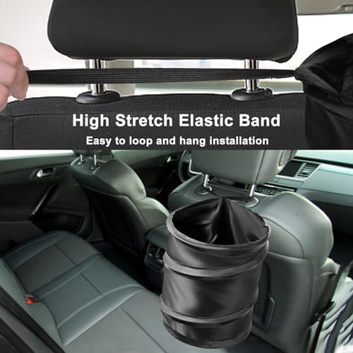 Car Trash Can, 4 Gallons Garbage Can, Collapsible Pop-Up Trash Bin - Image 4