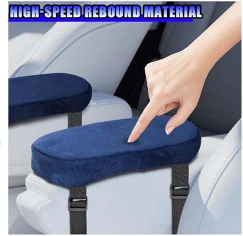 2PCS Car Elbow Pad Arm Rest Cover, Soft Armrest Cushion Pad - Image 3