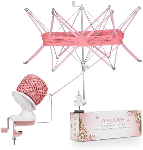 SPEENSUN Yarn Winder and Swift Combo, 3.5OZ Cake Maker & Umbrella Set by SPEENSUN