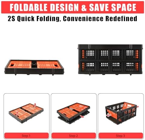 GlowSol Large Collapsible Storage Baskets, 15.7×22×10 Inches Extra-Thick - Image 3