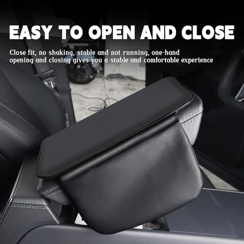 Car Armrest Cover for Car, Nappa Leather Center Console Armrest Pad - Image 6
