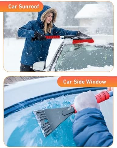 EcoNour 27" Snow Brush with Ice Scraper - Image 3