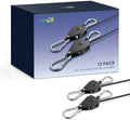Retractable Heavy Duty Ratchet Tie Down Straps 1/8" 12 Pack, 8ft Tie-Down by VIPARSPECTRA