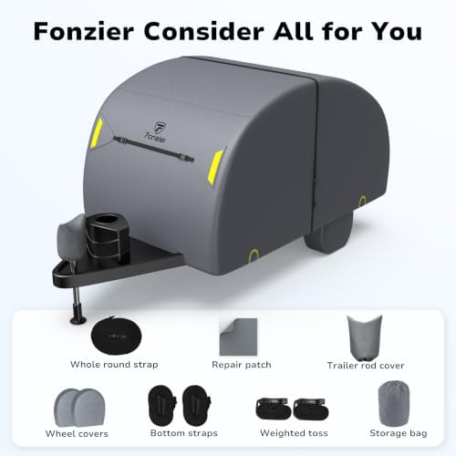 RV Cover for R Pod, Fonzier RV Cover for Teardrop Camper - Image 3