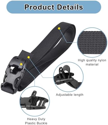 Vigorport Utility Straps Quick Release Nylon Backpack Accessory Bag Strap - Image 2