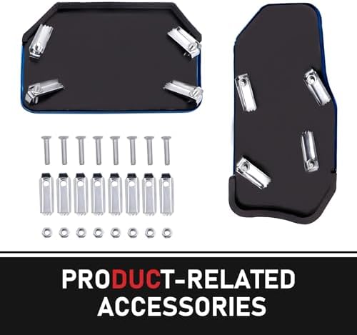 2 PCS Car Non-slip Pedal Pads Set, Alloy Brake Pedal Protectors, Accelerator - Image 5