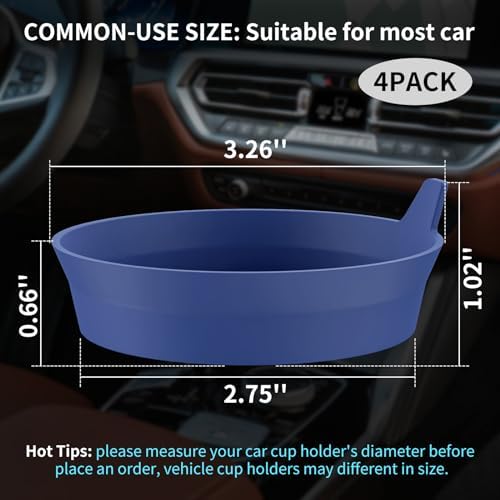 ME.FAN Car Cup Coasters Silicone Cars Coasters - Image 2