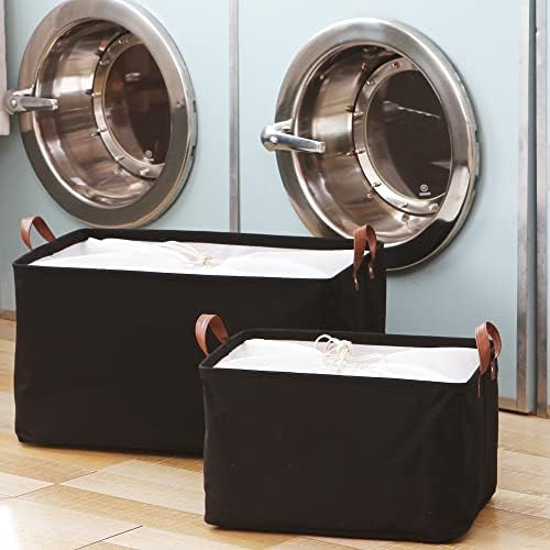 Hinwo 70L Extra Large Canvas Storage Bin - Image 2